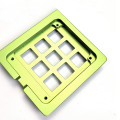 Peças moídas Caixa de kit de teclado mecânico de alumínio plástico